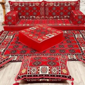 Afghan kırmızı şark köşesi
